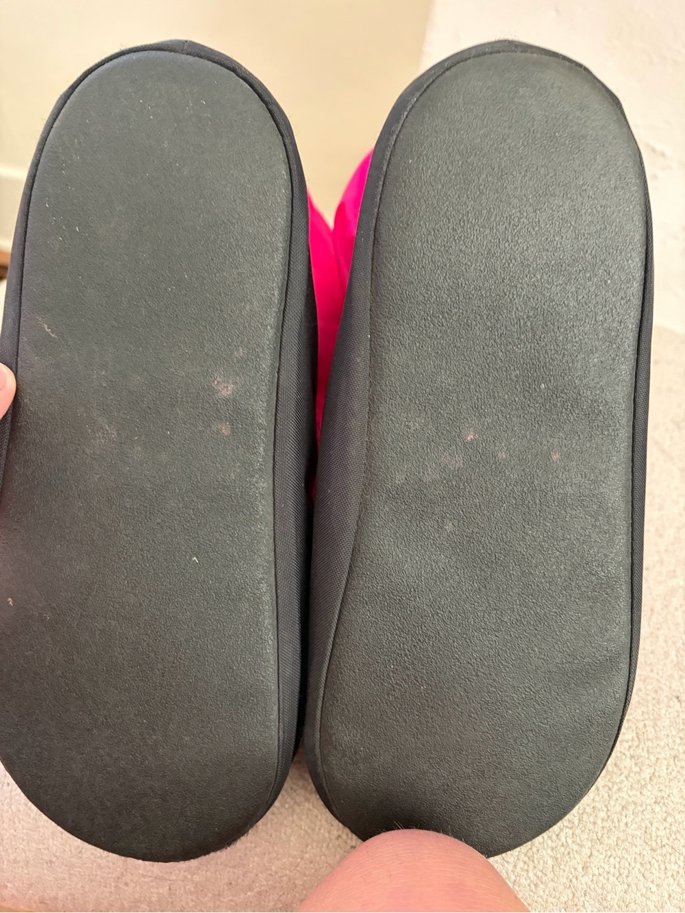 Black/pink Bloch ballet shoes protectors  #ballet #dance - Picture 3 of 5